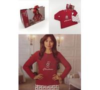 PIGIAMA DI NATALE DONNA RAGAZZA BABBO NATALE IN CALDO COTONE MERRY CHRISTMAS