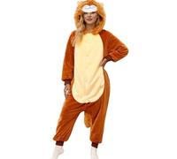 Pigiama Di Natale Per Tutta La Famiglia Tuta Pigiama Di Natale In Pile Double Face Con Coppe Di Gatto Pigiama Con Cappuccio Animale Felpa Con Cappuccio Cerniera Divertente Per Cosplay, Orange-b, M