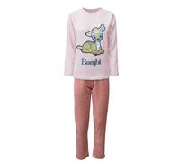 Pigiama Disney Bambi donna ragazza lungo invernale in pile 6952