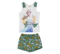 Pigiama Disney Frozen Elsa canotta bambina ufficiale in cotone BIO 5446
