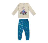Pigiama Disney Frozen Elsa Maniche Lunghe Bambina Ufficiale in Cotone 5528