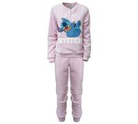 Pigiama Disney Lilo e Stitch donna ragazza lungo invernale in pile 7012