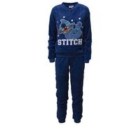 Pigiama Disney Lilo e Stitch donna ragazza lungo invernale in pile 7012