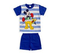 Pigiama Disney Mickey Mouse in cotone mezze maniche neonato bambino 5507