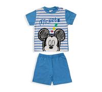Pigiama Disney Mickey Mouse in cotone mezze maniche neonato bambino 5512