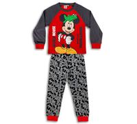 Pigiama Disney Mickey Mouse ufficiale maniche lunghe in cotone bambino 4589