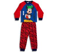 Pigiama Disney Mickey Mouse ufficiale maniche lunghe in cotone bambino 4589