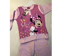 PIGIAMA DISNEY MINNIE , BAMBINA 3/8 ANNI CALDO COTONE