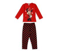 Pigiama Disney Minnie Mouse lungo bimba ufficiale in cotone bambina 5569