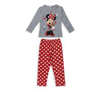 Pigiama Disney Minnie Mouse lungo bimba ufficiale in cotone bambina 5569