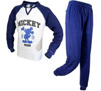 Pigiama DISNEY Ragazzo Mickey TOPOLINO cotone interlock Grigio WD16509