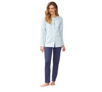 Pigiama donna 100% caldo cotone Aperto davanti anche Calibrato Marca Linclalor