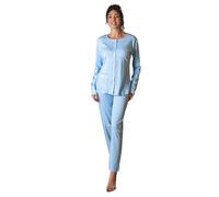 Pigiama donna 100% caldo cotone invernale Aperto con tasca a pois Marca Arcte