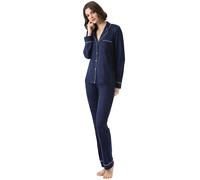 Pigiama Donna a Giacca Jadea in Viscosa Leggera - Pigiama Elegante