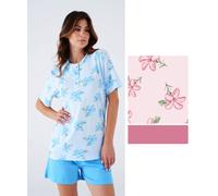 Pigiama donna a manica corta in cotone Karelpiu' KC8010