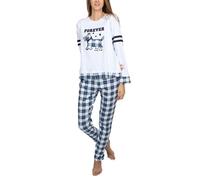 Pigiama donna Admas lungo in caldo cotone Invernale 54104 forever dog cane