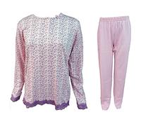 Pigiama Donna Caldo Cotone NAZARENO GABRIELLI Art. DO115 (S, Cipria)