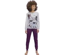 Pigiama Donna Caldo Cotone Personaggi Disney Cartoni - Autunno Inverno - Lilo.&.Stitch. - SNO.opy - Min.NIE (IT, Testo, M, Regular, Regular, Mickey_Minnie Grigio)