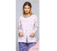 Pigiama donna calibrato aperto in jersey di cotone Cippi 1989C