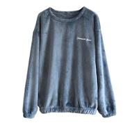 Pigiama Donna,Camicia da Notte in Morbida Flanella, Comoda Maglia da Notte A Maniche Lunghe per Le Notti Fredde, Comoda Camicia da Notte da Casa, Camicia da Notte Invernale