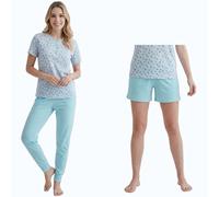 Pigiama donna corto cotone 100% estivo manica corta pantalone lungo, corto Vanuè