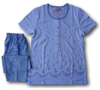 Pigiama donna corto estivo 100% cotone mezza manica + pantaloncino Gloria Baroni