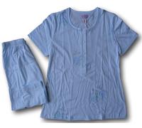 Pigiama donna corto estivo 100% cotone mezza manica + pantaloncino Gloria Baroni