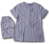 Pigiama donna corto estivo 100% cotone mezza manica + pantaloncino Gloria Baroni