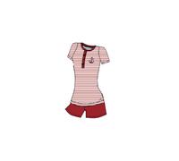 PIGIAMA DONNA COTONE 100% ESTIVO MEZZA MANICA E PANTALONCINO CORTO VARI COLORI