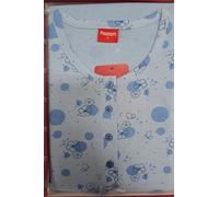 Pigiama Donna Cotone 3 pez Estivo Pantaloncino Pantalone Lungo Polsino Girocollo