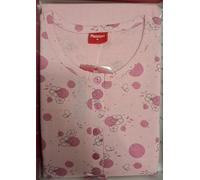 Pigiama Donna Cotone 3 pez Estivo Pantaloncino Pantalone Lungo Polsino Girocollo