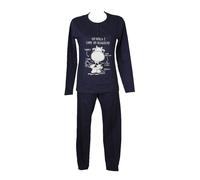 Pigiama donna cotone manica lunga collo serafino estivo CRAZY FARM articolo 1560
