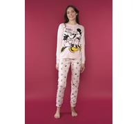 Pigiama Donna Disney Mickey Minnie Caldo Cotone Sabor 100% Cotone - 4 Colori