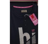 PIGIAMA DONNA GIVOVA INVERNALE TUTA CAUSAL COTONE CALDO INTERLOCK BLU ANTRACITE