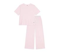 Pigiama in cotone a righe Rosa XS