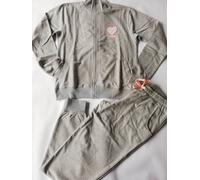 Pigiama donna in felpa di cotone invernale Irge con zip. B782