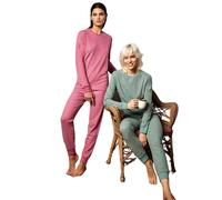 Pigiama donna in jersey di cotone caldo Jadea Home 5248