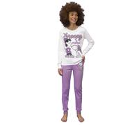 Pigiama donna in jersey di cotone caldo Snoopy PND2701