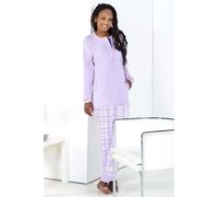 Pigiama donna in jersey di cotone caldo StellaDueGi D9289