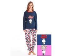 Pigiama donna in jersey di cotone Crazy Farm 15821