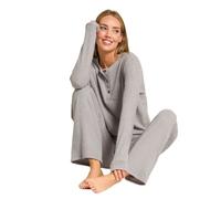 Pigiama donna in jersey di viscosa a coste Jadea Home 5277