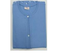 PIGIAMA DONNA INTERLOCK APERTO A GIACCA COTONE 100% TAGLIE OVER CALIBRATE CIPPI