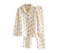 Pigiama Donna Invernale 2024 Nuovo Offerte 2 Pezzi Pigiama Donna Morbido e Caldo Pigiama in Flanella Leggero Pigiama con Bottoni e Tasche + Pigiama Comodo Pantaloni Pigiama Sherpa Teddy Donna Caldo