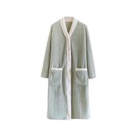 Pigiama Donna Invernale 2024 Nuovo Offerte Accappatoio Donna Vestaglia Invernale Pigiama maglia Lungo con Bottoni in Flanella Spessa Pigiama Morbido Confortevole Adatto alla Casa e Al riposo Notturno