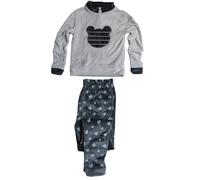 Pigiama donna invernale caldo flannel casa girocollo serafino Oro Nero S M L XL