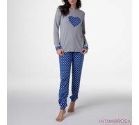 Pigiama donna invernale con pois Lovable L0EAB