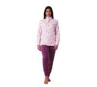 Pigiama DONNA invernale CORAL fleece KAREL taglie forti CONFORMATO 8 colori