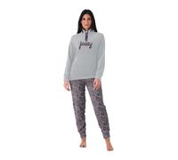 Pigiama DONNA invernale CORAL fleece KAREL taglie forti CONFORMATO 8 colori
