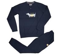 Pigiama donna invernale in caldo cotone manica lunga ALV by Alviero Martini