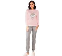 Pigiama Donna invernale in Cotone Interlock Hollywood Milano
